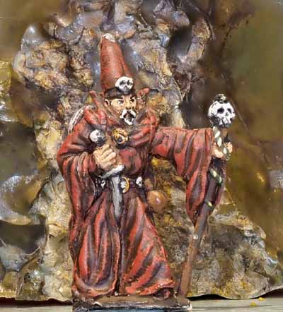 Evil High Priest with Skull Staff