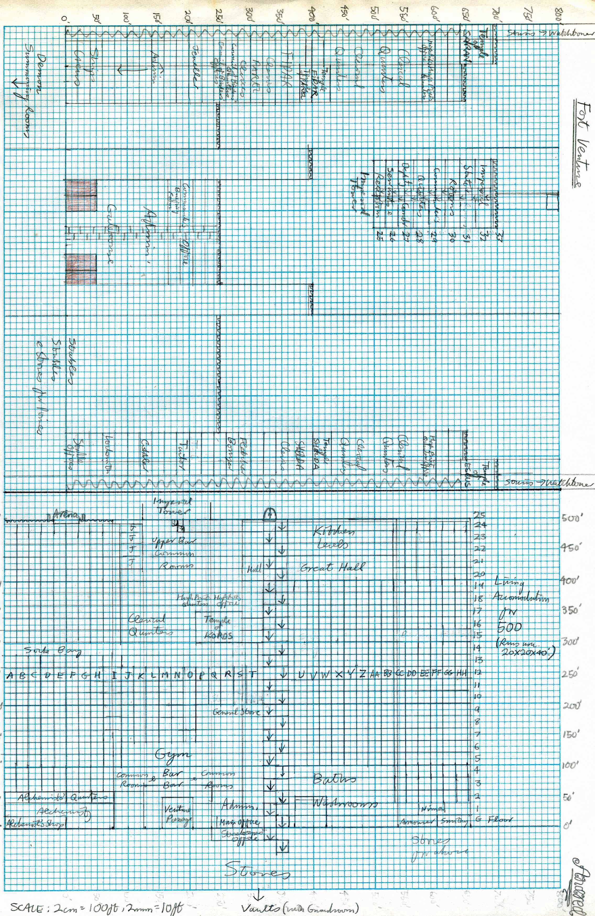 Fort Venture room plan