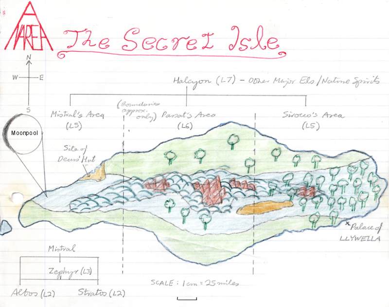 Map of the Secret Isle